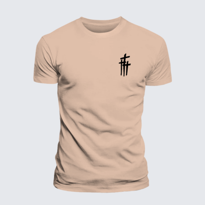 Faith Printed Jesus God Christian Premium Mercerized Cotton Tee