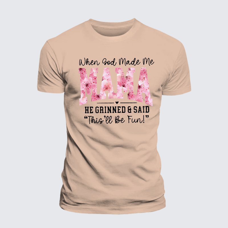 Man Of God Husband Dad Jesus God Christian Cotton T-Shirt