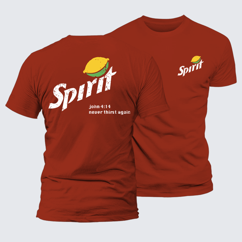 Spirit Jesus God Christian Premium Mercerized Cotton Tee