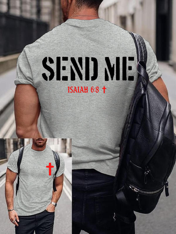 Send Me Jesus God Christian Cotton T-Shirt