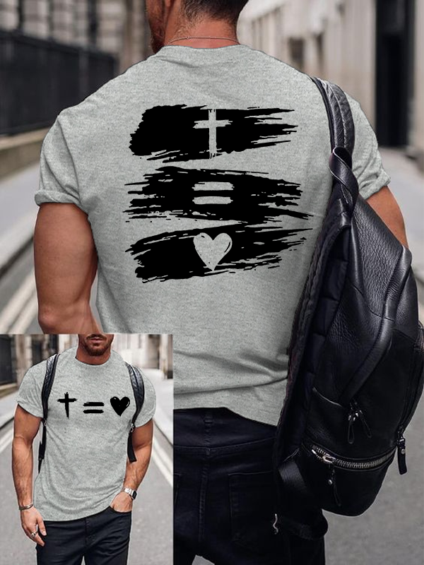 Jesus is Love Jesus God Christian Cotton T-Shirt