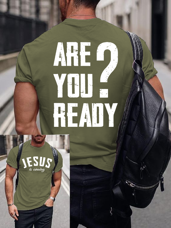 Jesus Is Coming Jesus God Christian Cotton T-Shirt