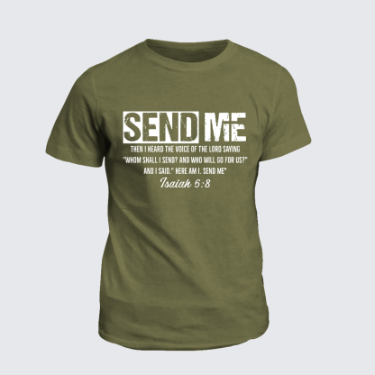 Send Me Jesus God Christian Cotton T-Shirt