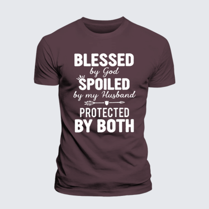 God Bless Jesus God Christian Premium Mercerized Cotton Tee
