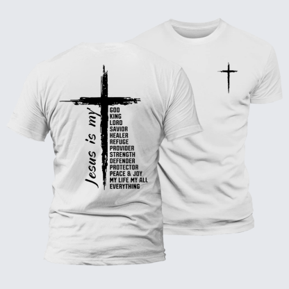 My Everything Jesus God Christian Premium Mercerized Cotton Tee