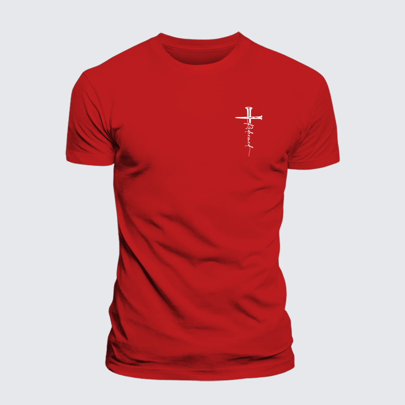 Cross Redeemed Jesus God Christian Cotton T-Shirt