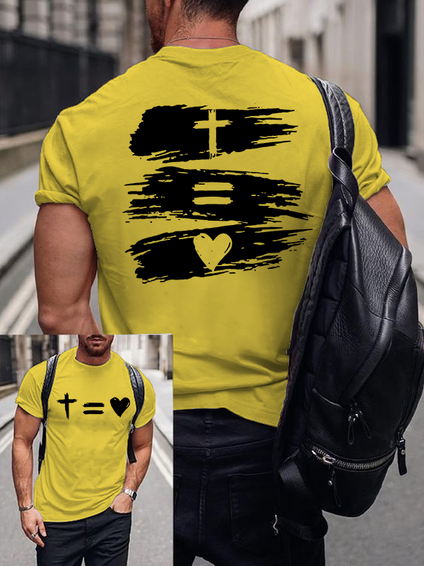 Jesus is Love Jesus God Christian Cotton T-Shirt