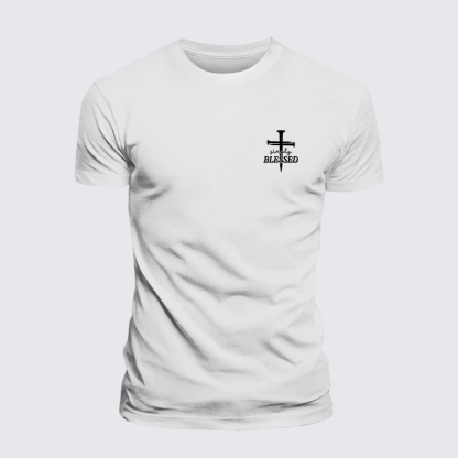Simply Blessed Jesus God Christian Cotton T-Shirt