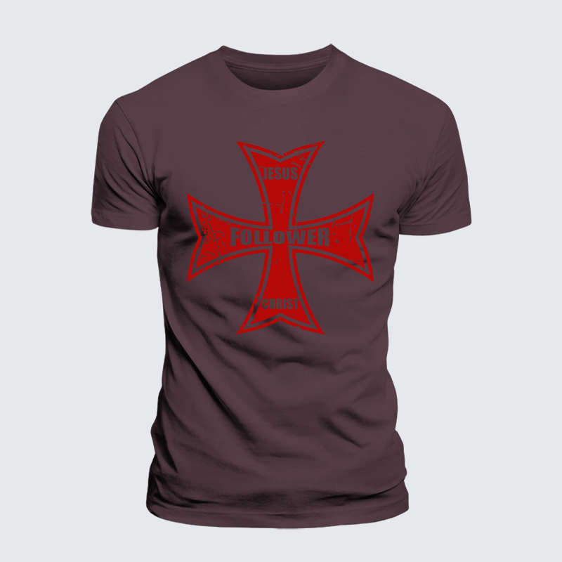[Copy]Alpha and Omega Jesus God Christian Premium Mercerized Cotton Tee