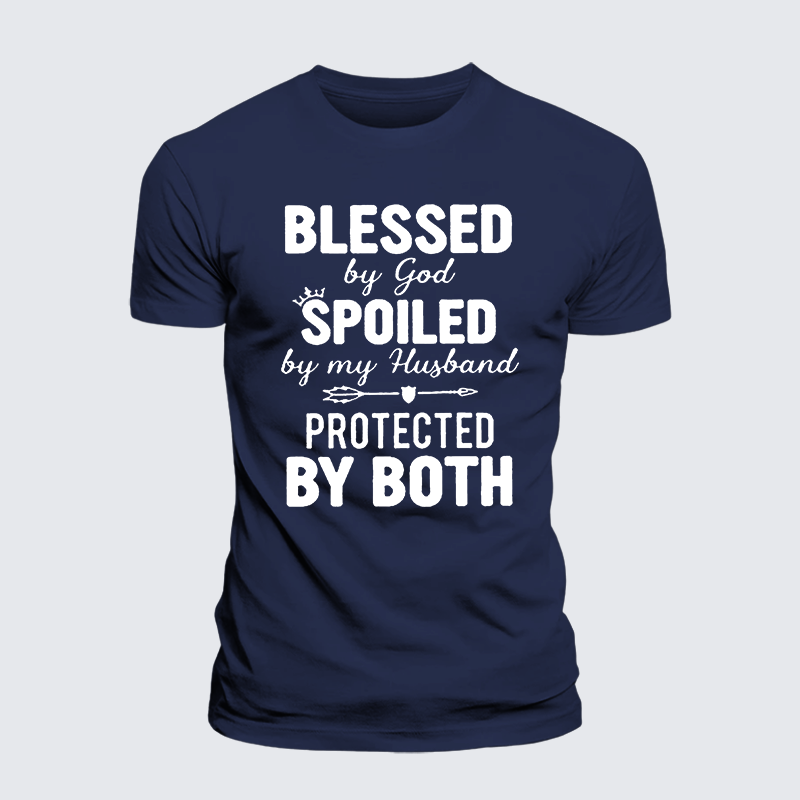 God Bless Jesus God Christian Premium Mercerized Cotton Tee