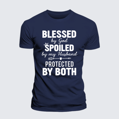 God Bless Jesus God Christian Premium Mercerized Cotton Tee
