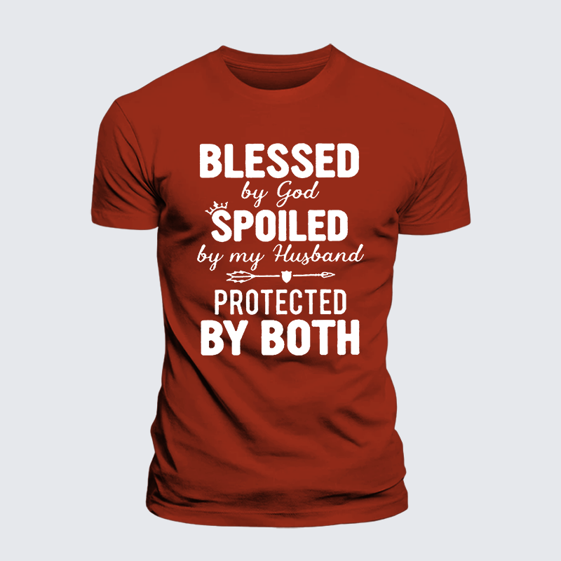 God Bless Jesus God Christian Premium Mercerized Cotton Tee