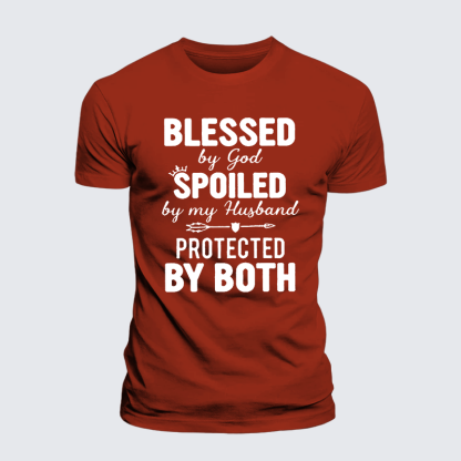 God Bless Jesus God Christian Premium Mercerized Cotton Tee