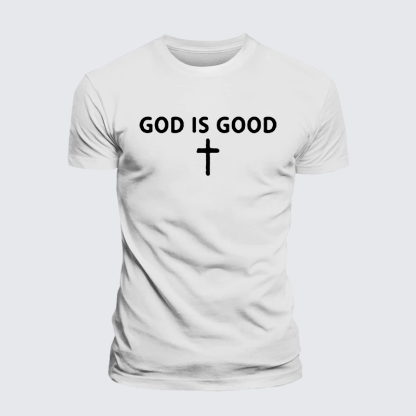 God Is Good Jesus God Christian Premium Mercerized Cotton Tee