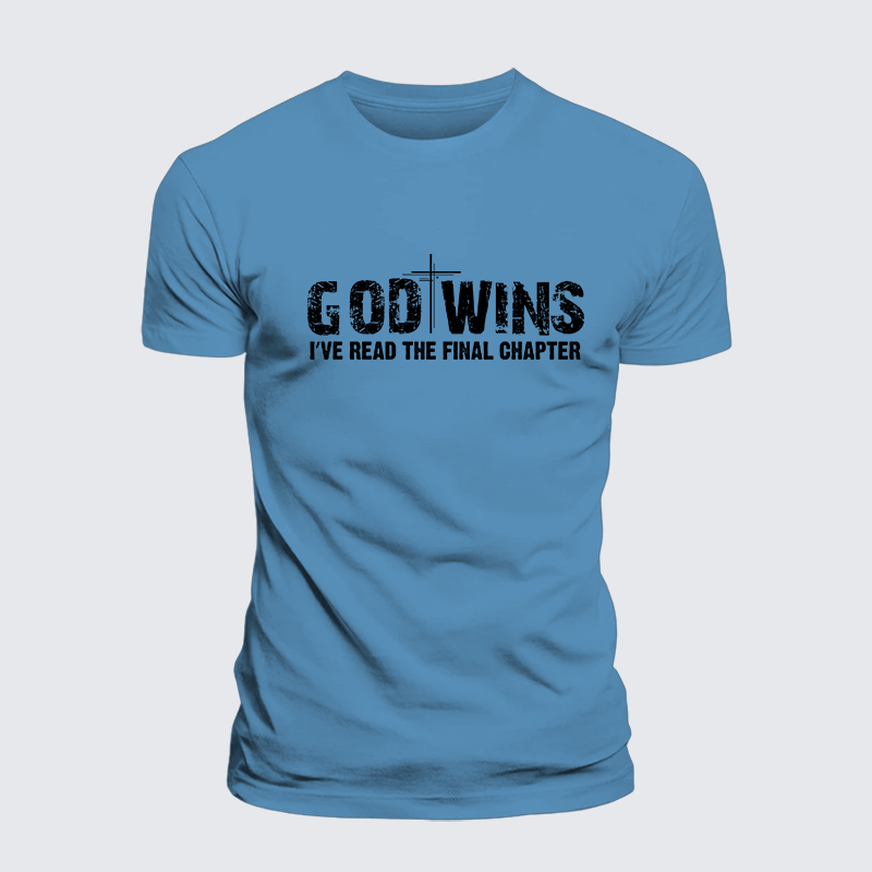 Man Of God Husband Dad Jesus God Christian Cotton T-Shirt