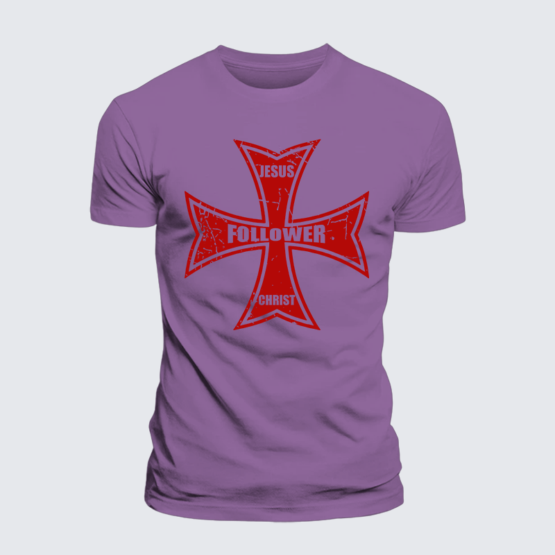 [Copy]Alpha and Omega Jesus God Christian Premium Mercerized Cotton Tee