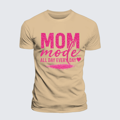 Mom Mode Jesus God Christian Premium Mercerized Cotton Tee