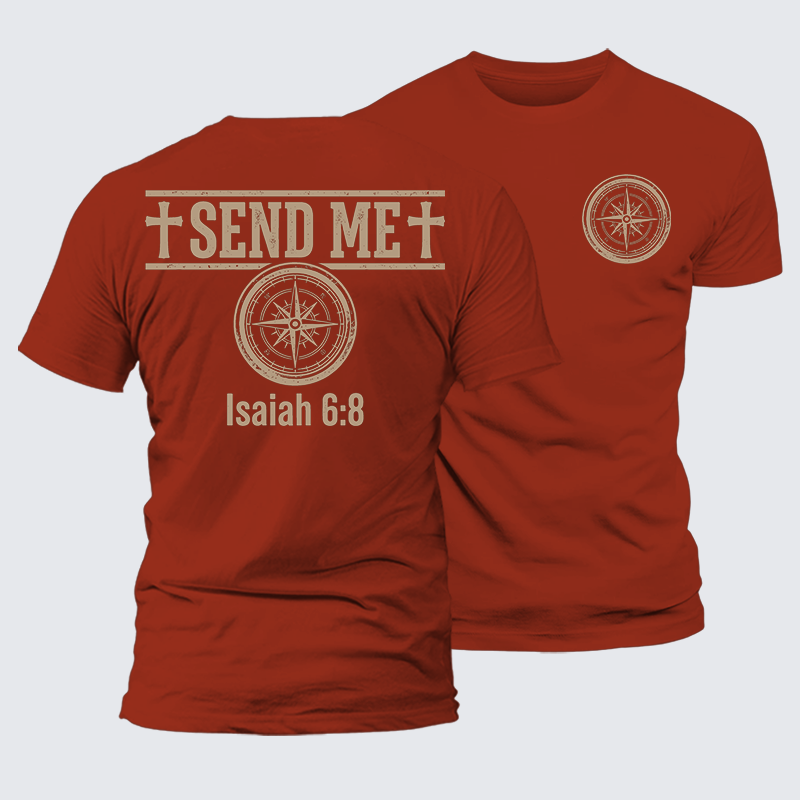Man Of God Husband Dad Jesus God Christian Cotton T-Shirt
