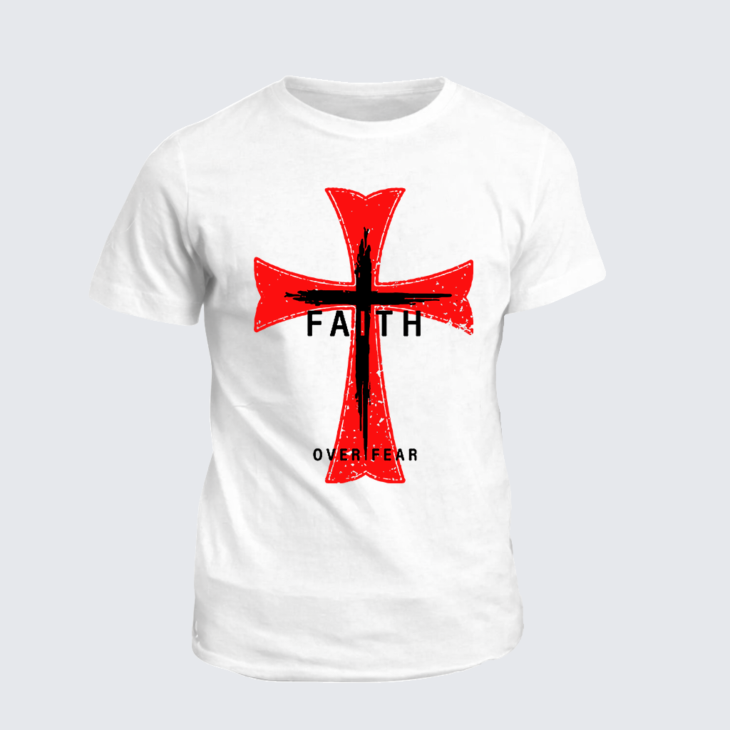 [Copy]Bold as a Lion Jesus God Christian Cotton T-Shirt