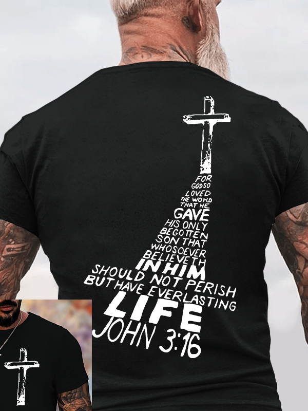 God's Love Jesus God Christian Cotton T-Shirt