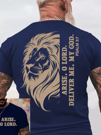 Arise, O Lord Jesus God Christian Cotton T-Shirt