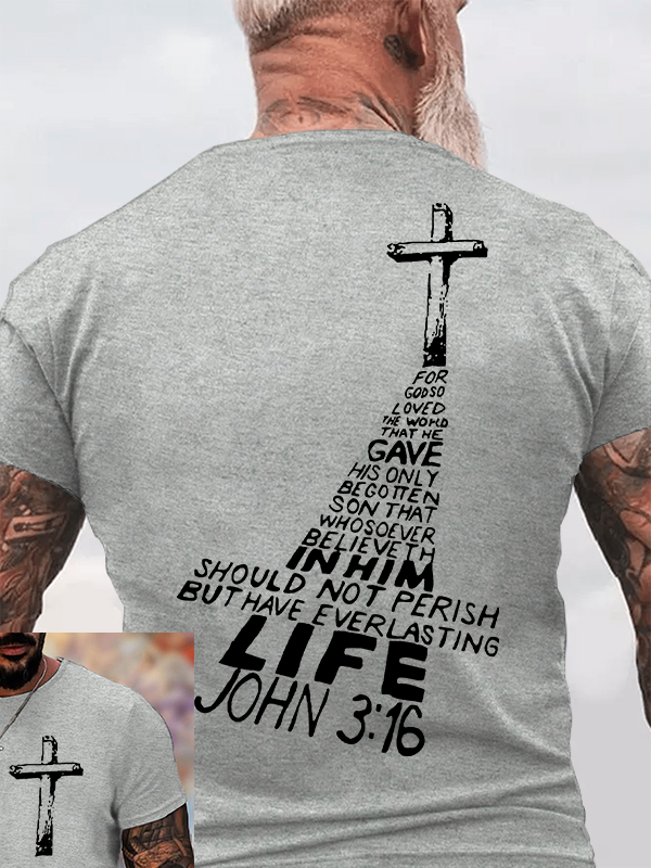 God's Love Jesus God Christian Cotton T-Shirt