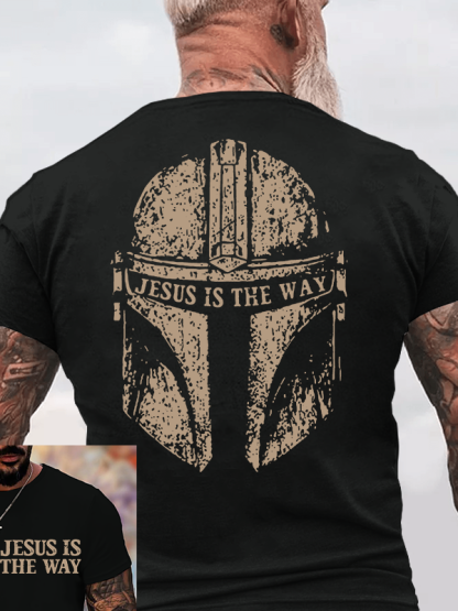 Jesus Is The Way  Jesus God Christian Cotton T-Shirt