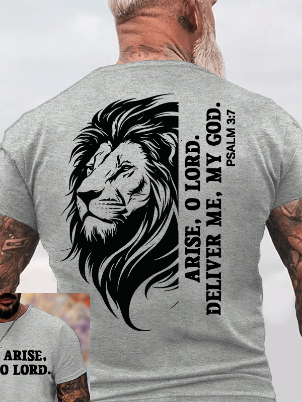 Arise, O Lord Jesus God Christian Cotton T-Shirt