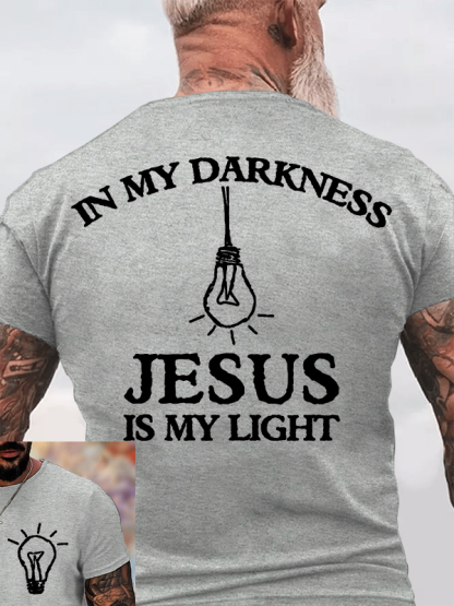 Jesus Is My Light  Jesus God Christian Cotton T-Shirt