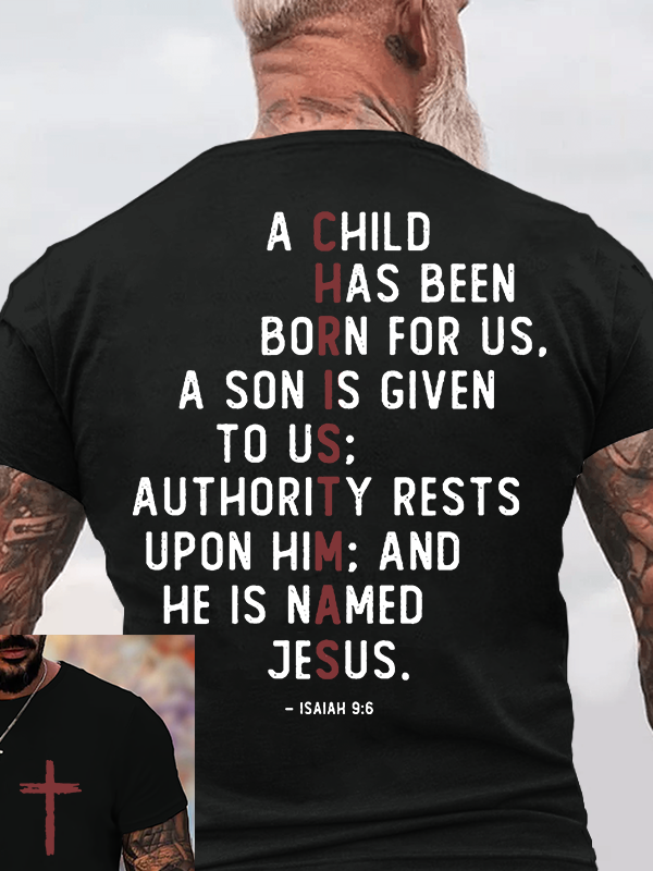 Jesus God Christian Cotton T-Shirt