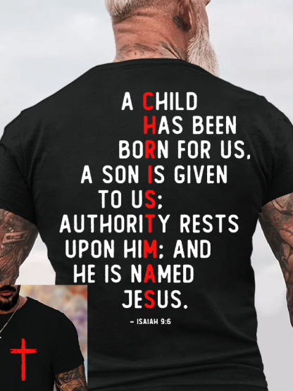 Divine Gift Jesus God Christian Cotton T-Shirt