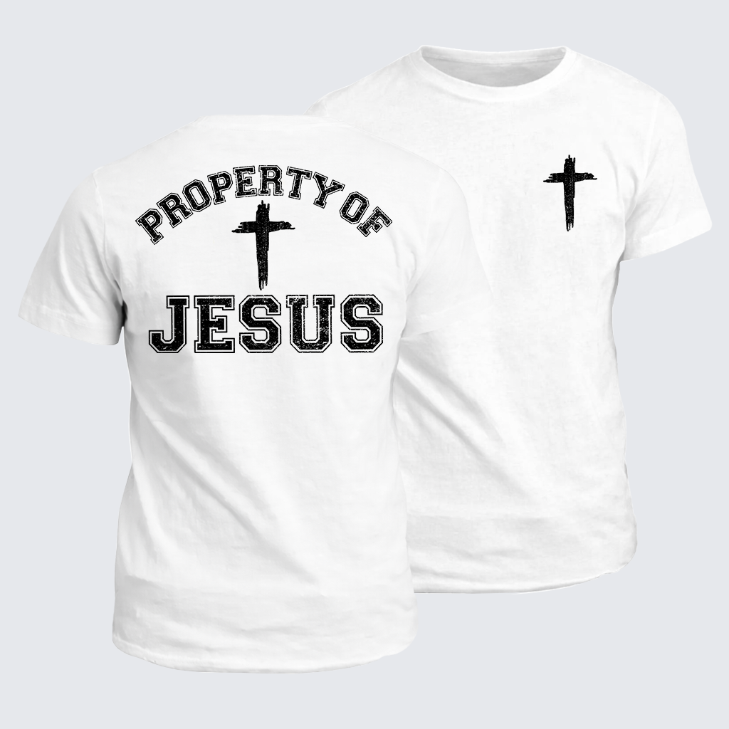 Property of Jesus Jesus God Christian Cotton T-Shirt