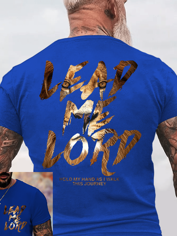 Man Of God Husband Dad Jesus God Christian Cotton T-Shirt