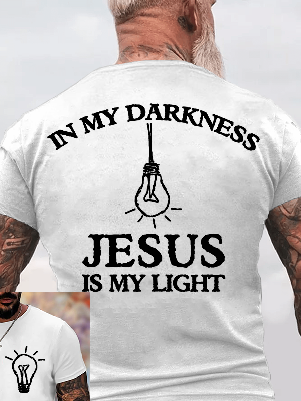 Jesus Is My Light  Jesus God Christian Cotton T-Shirt