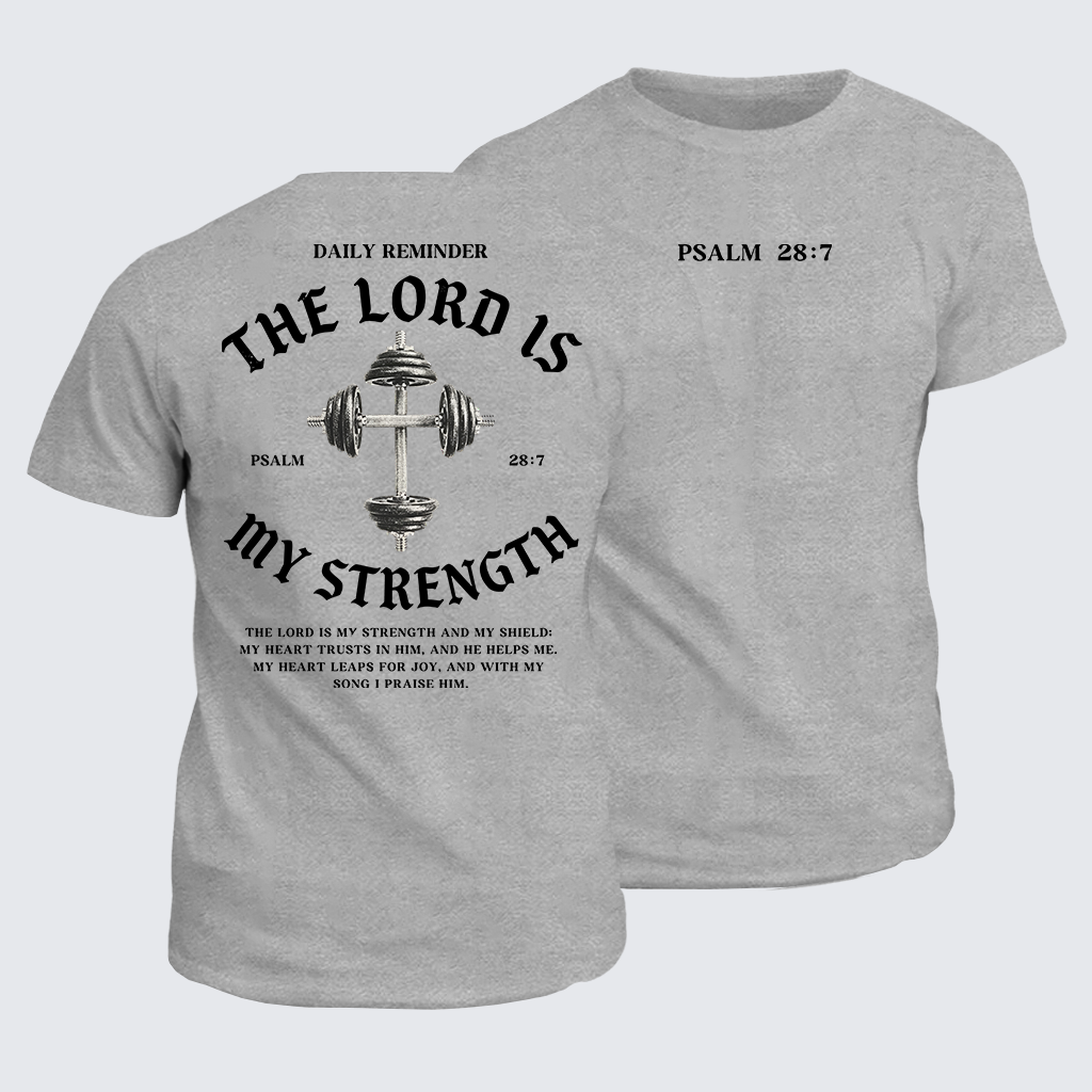 The Lord Is My Shepherd Jesus God Christian Cotton T-Shirt