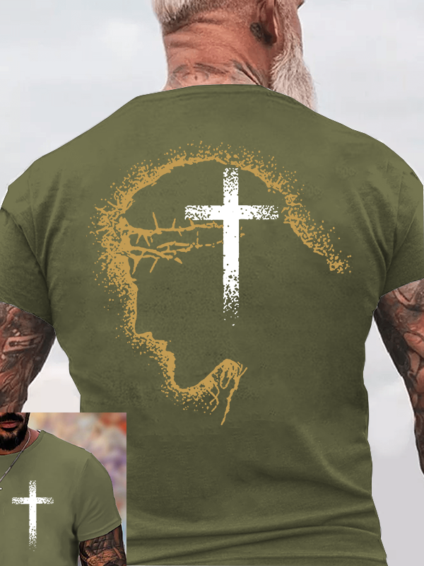 Savior in Silence Jesus God Christian Cotton T-Shirt