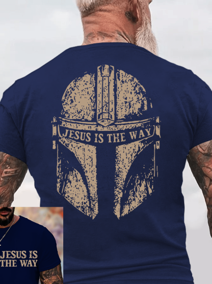 Jesus Is The Way  Jesus God Christian Cotton T-Shirt