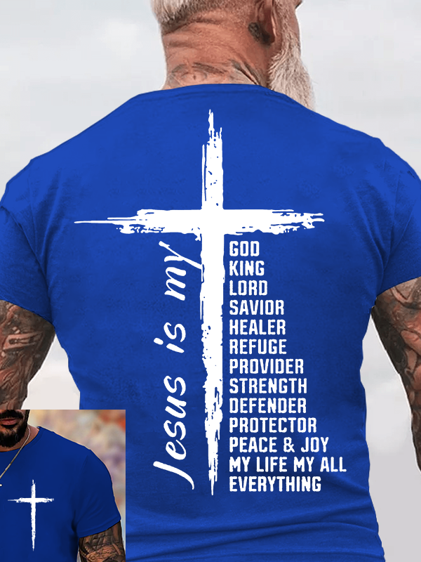 My Everything Jesus God Christian Cotton T-Shirt
