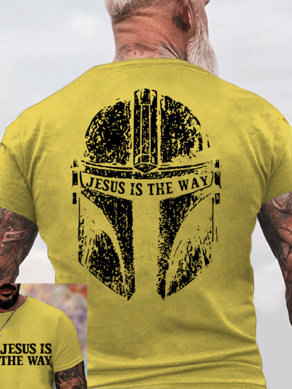 Jesus Is The Way  Jesus God Christian Cotton T-Shirt