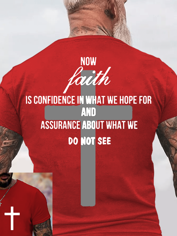 Faith Jesus God Christian Cotton T-Shirt