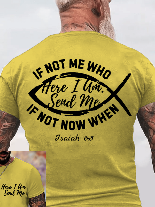 Send Me Jesus God Christian Cotton T-Shirt