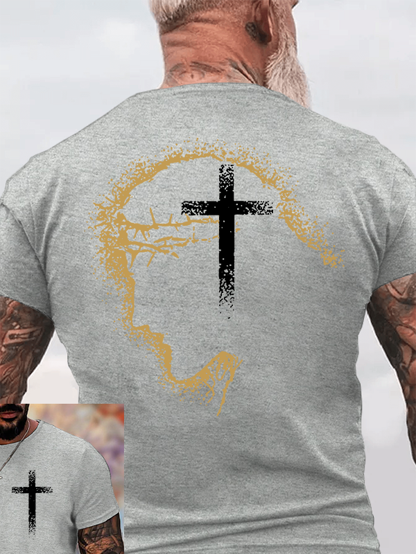 Savior in Silence Jesus God Christian Cotton T-Shirt