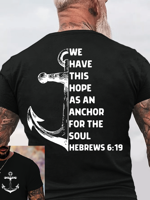 Man Of God Husband Dad Jesus God Christian Cotton T-Shirt