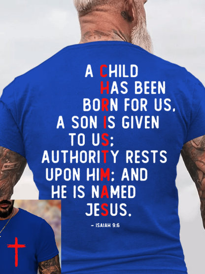 Divine Gift Jesus God Christian Cotton T-Shirt