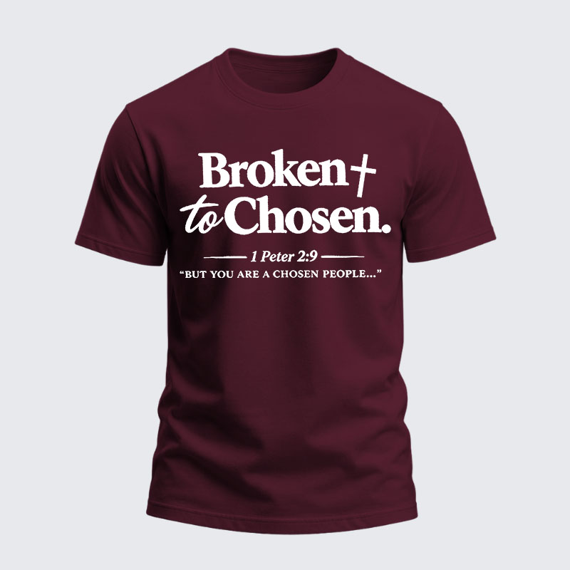 [Copy]Heavyweight Cotton Tee - Broken But Chosen