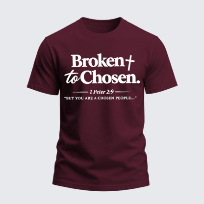 [Copy]Heavyweight Cotton Tee - Broken But Chosen