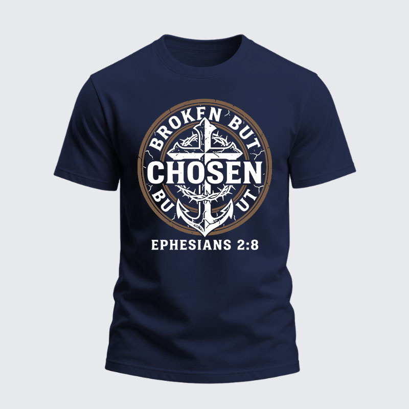 Heavyweight Cotton Tee - Broken But Chosen