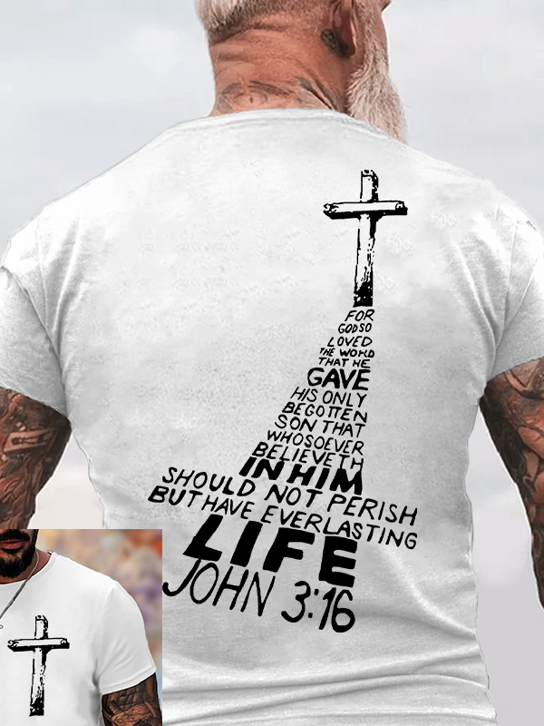 God's Love Jesus God Christian Cotton T-Shirt