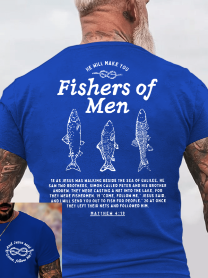 Fishers Of Men Christian Cotton T-Shirt