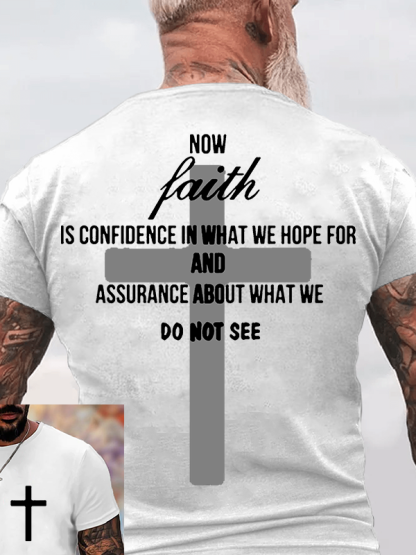 Faith Jesus God Christian Cotton T-Shirt
